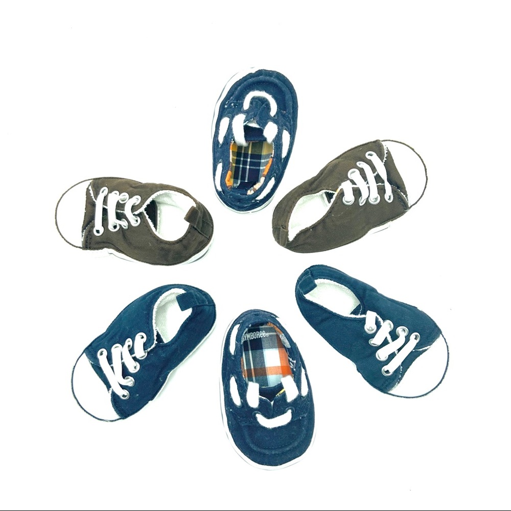 Old Navy Infant Baby Slip on Shoes, 3 pair